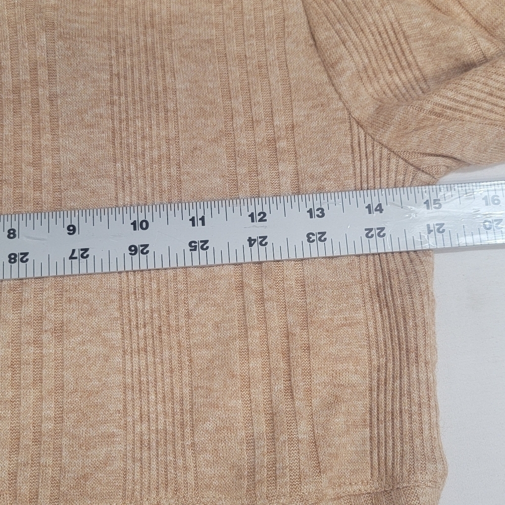 Band Of The Free Mock Neck Ribbed Long Sleeve Sweater Women's Size Small - Picture 3 of 9
